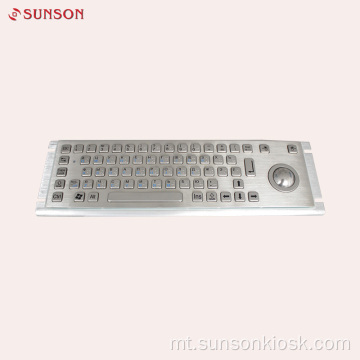 Keyboard tal-Braille Vandal Metalic għal Informazzjoni Kjosk